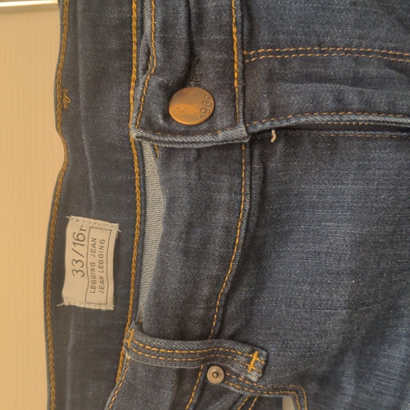 Gap jegging, dark wash, size 16 - Picture 2 of 3